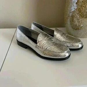 Marc Fisher LTD Halli Croc Embossed Penny Loafer‎